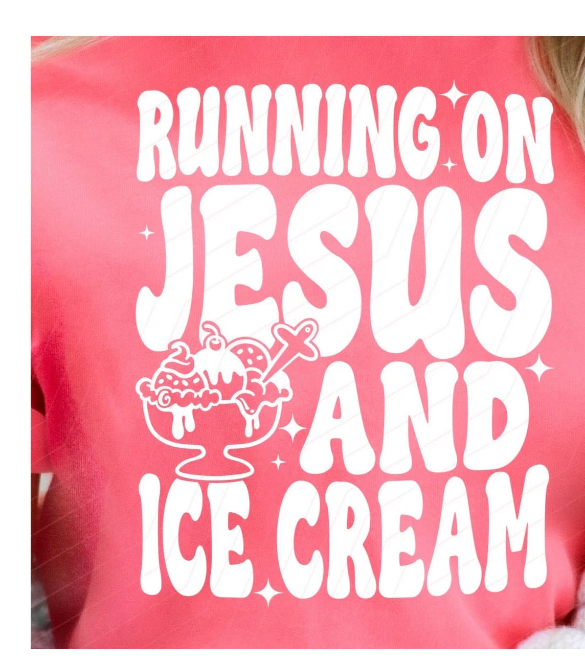 Running on Jesus and ice cream