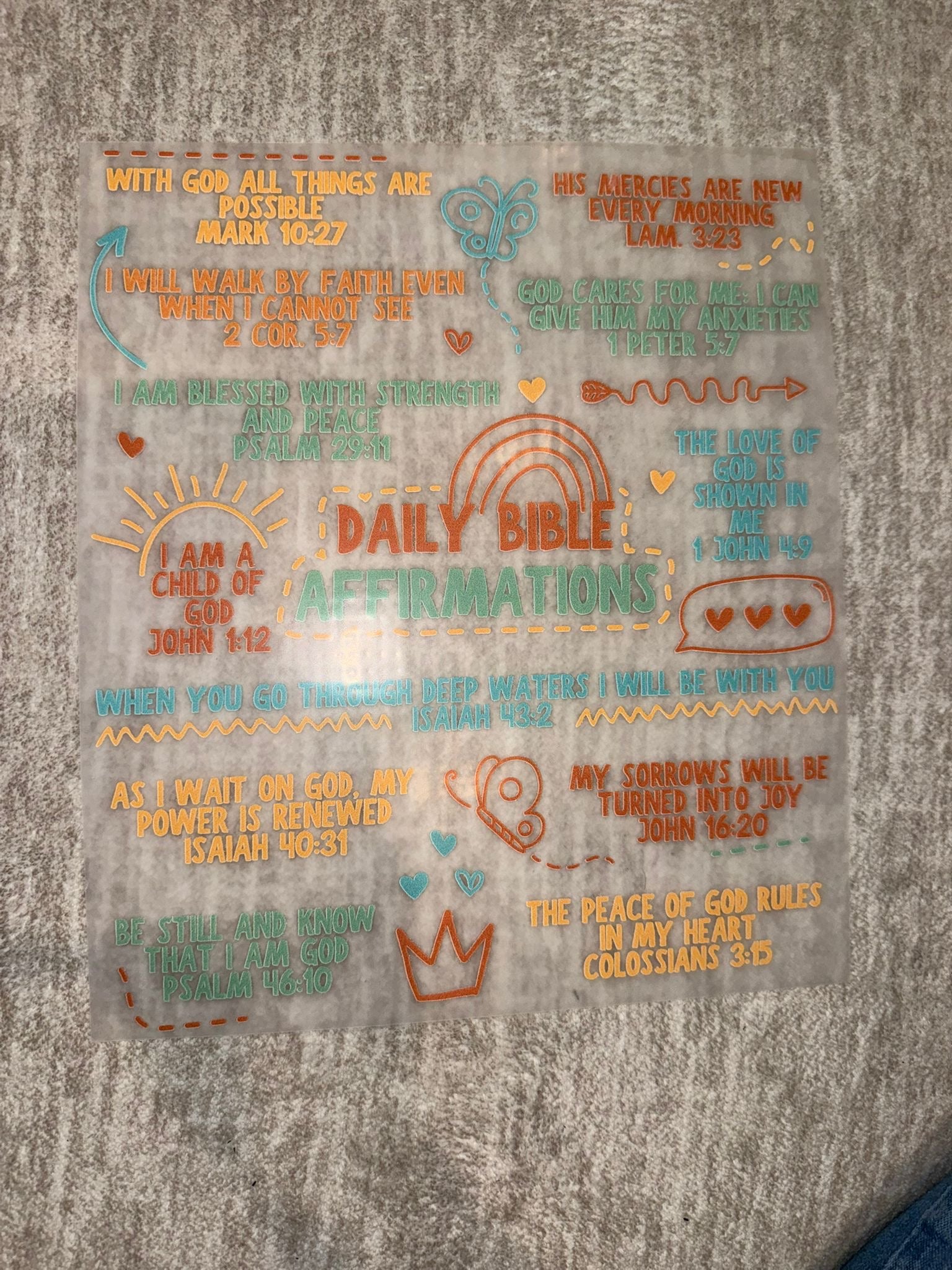 Daily Bible Affirmations