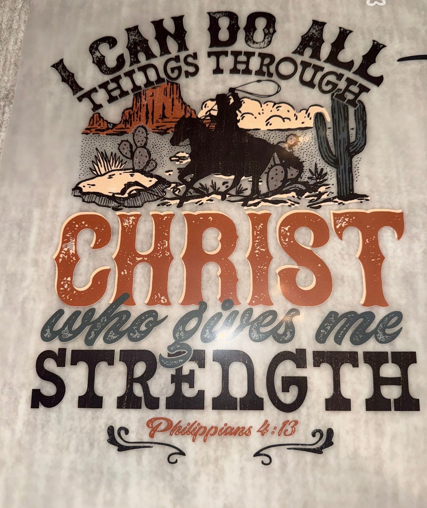 All things through