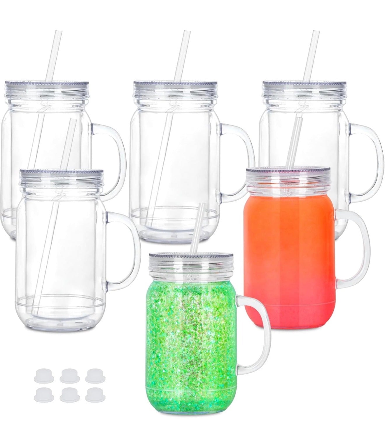 20oz acrylic cup with handle