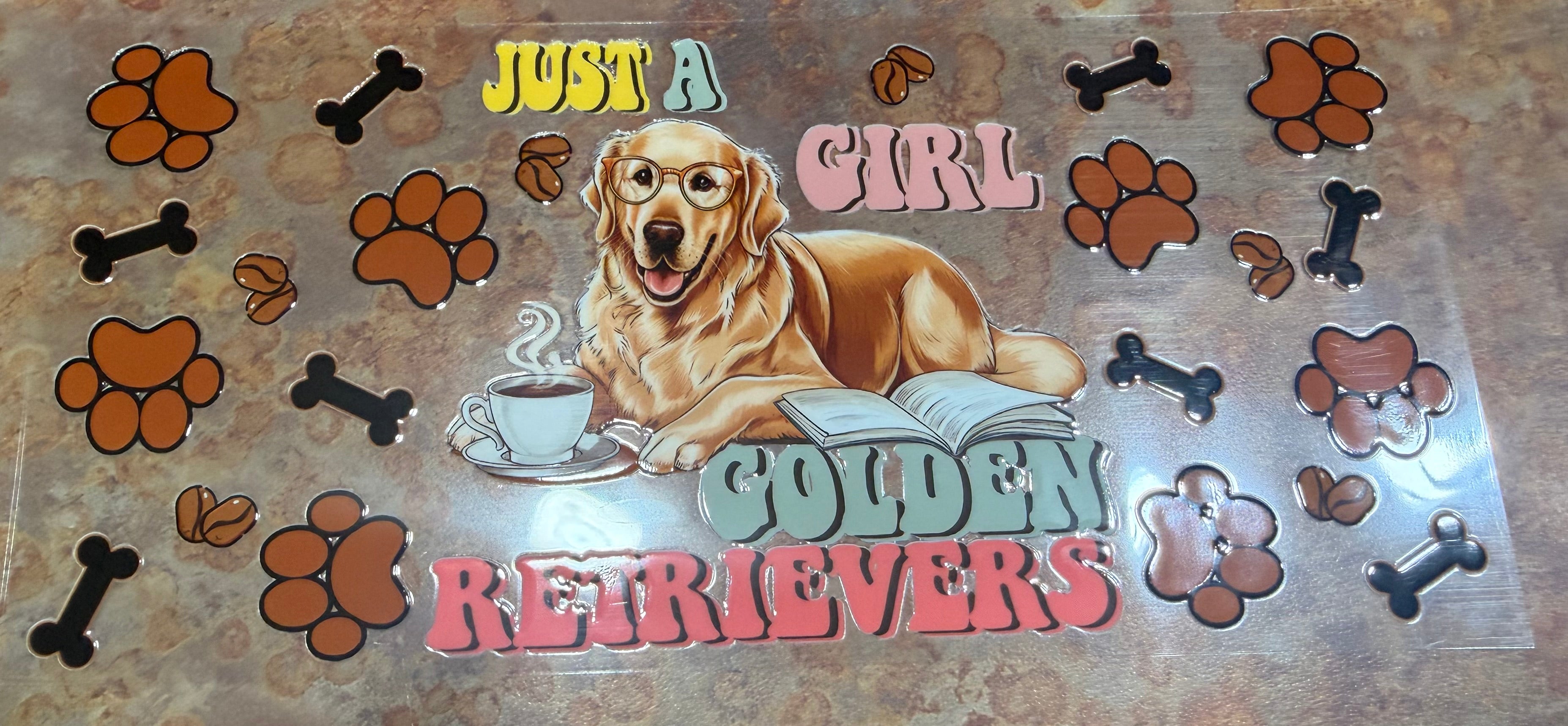 Just a girl x golden retrievers
