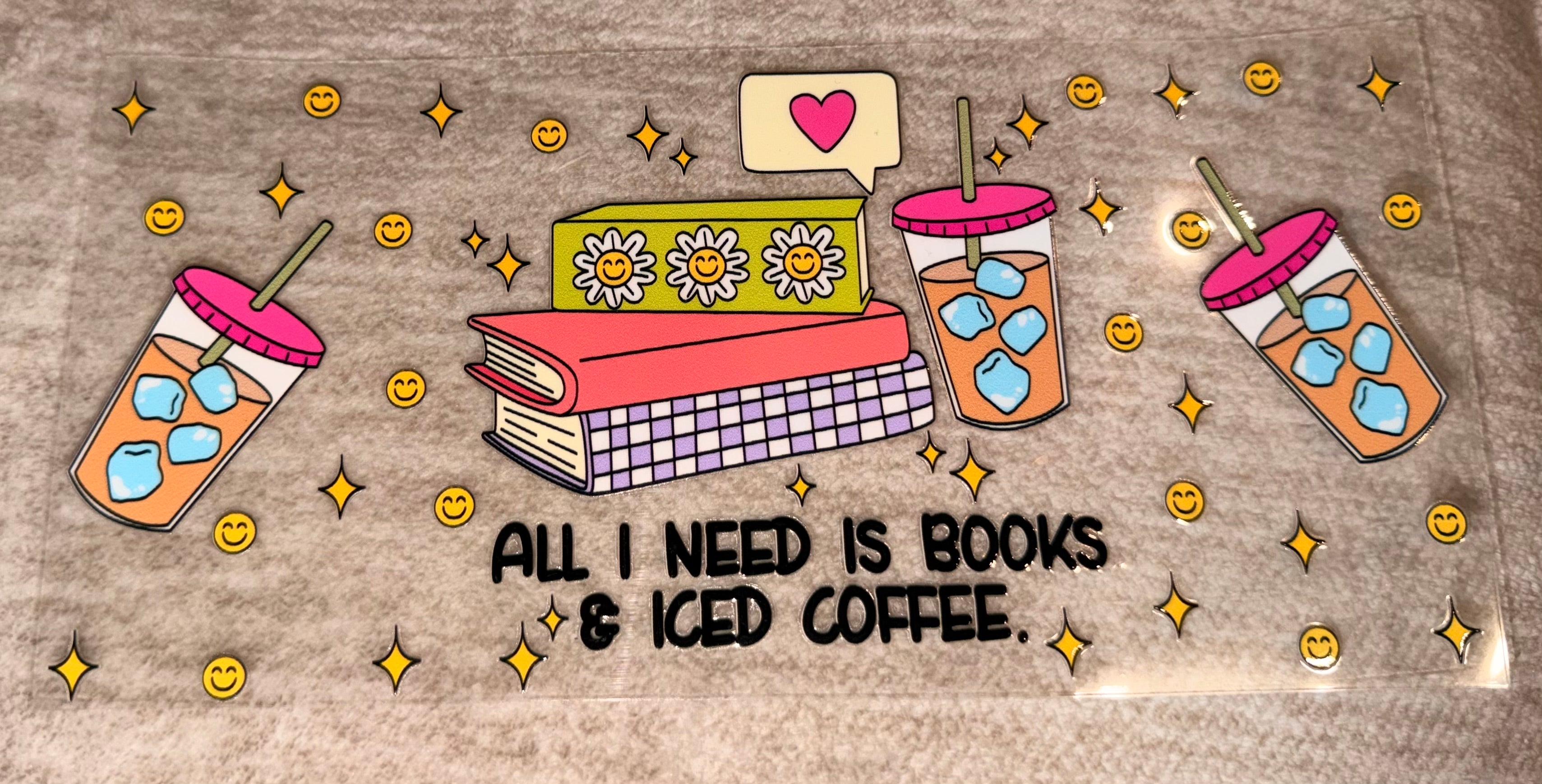 Books and Iced Coffee