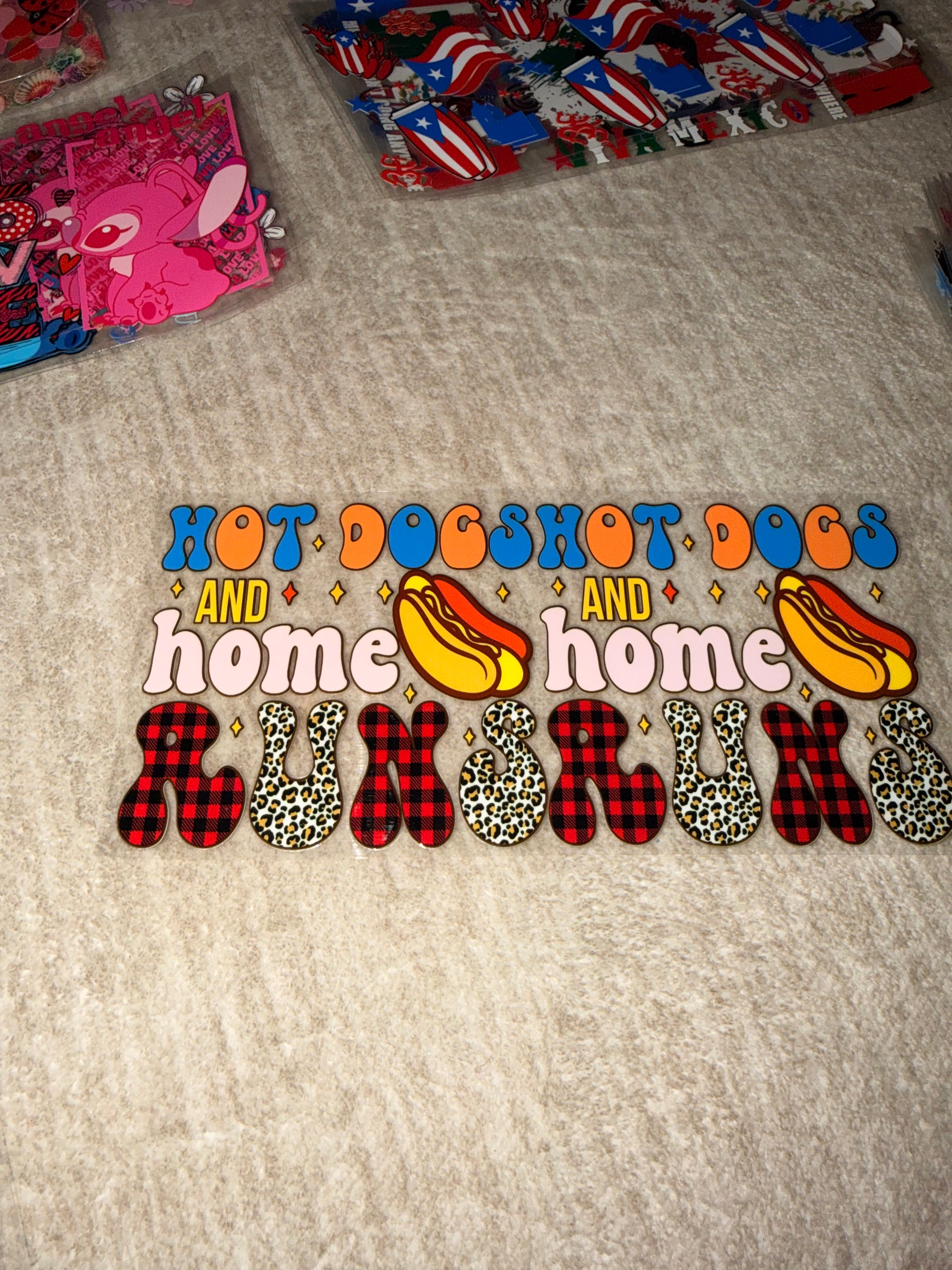 Hot dog and home run