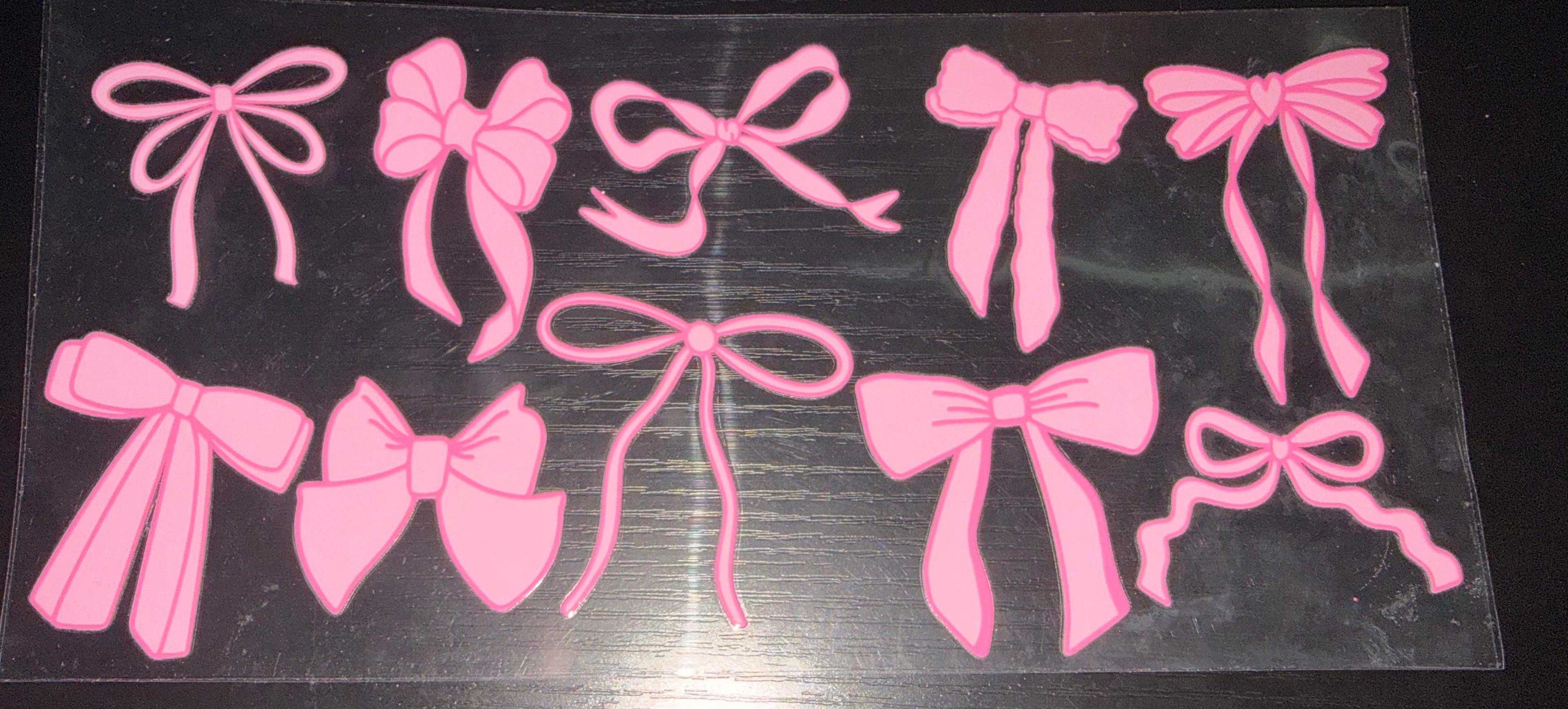 Bows - pink