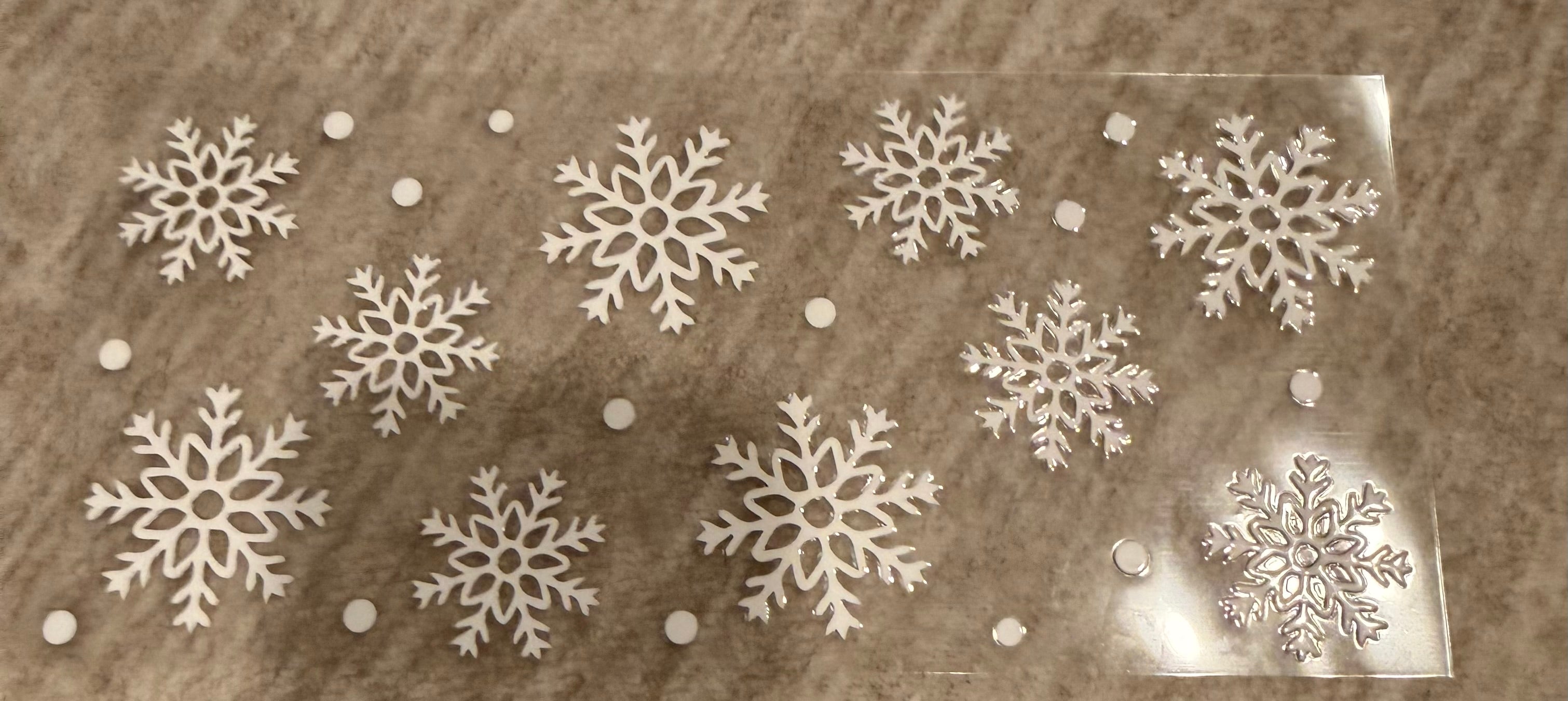 White snowflakes