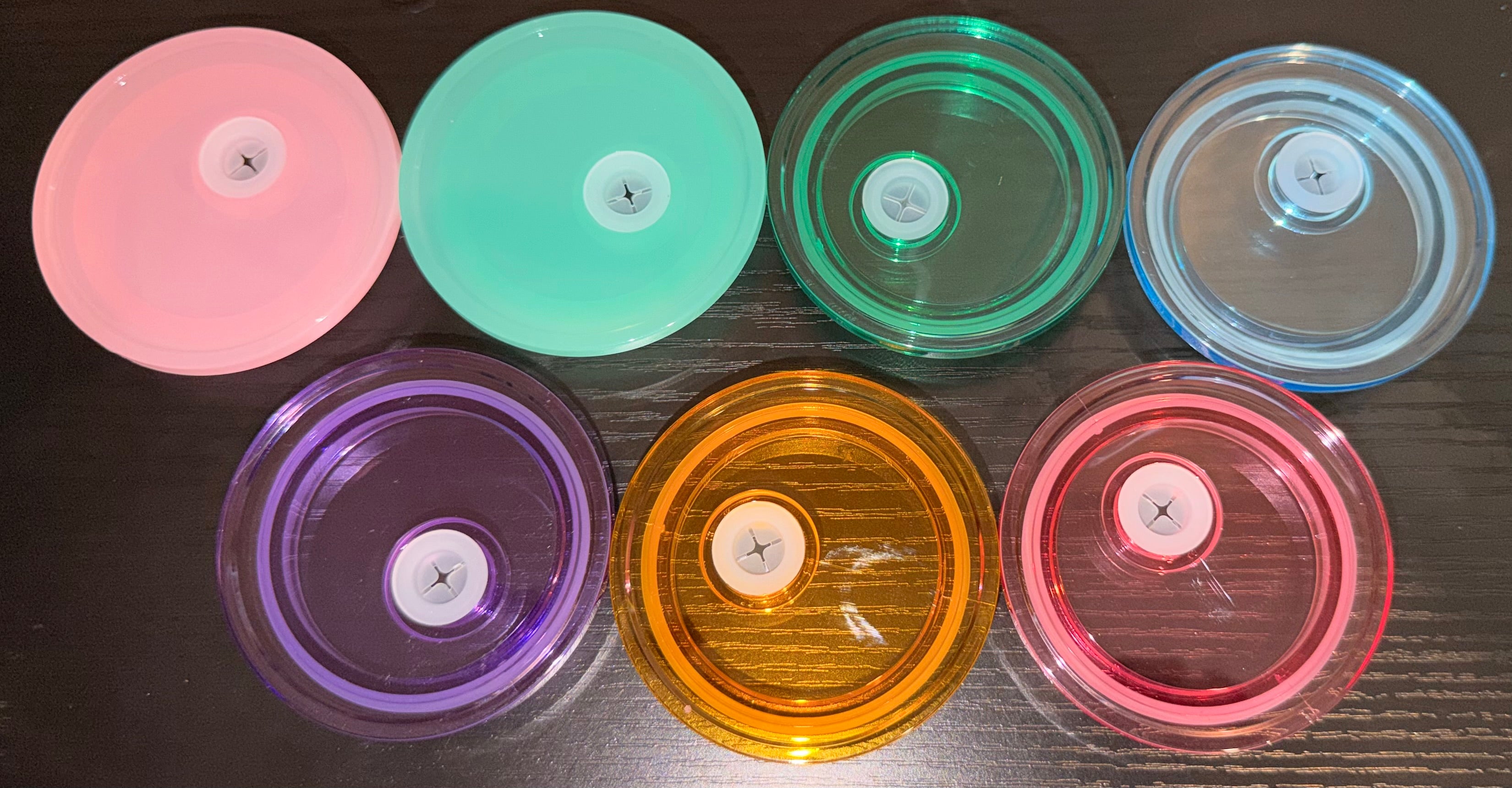 Colorful lids