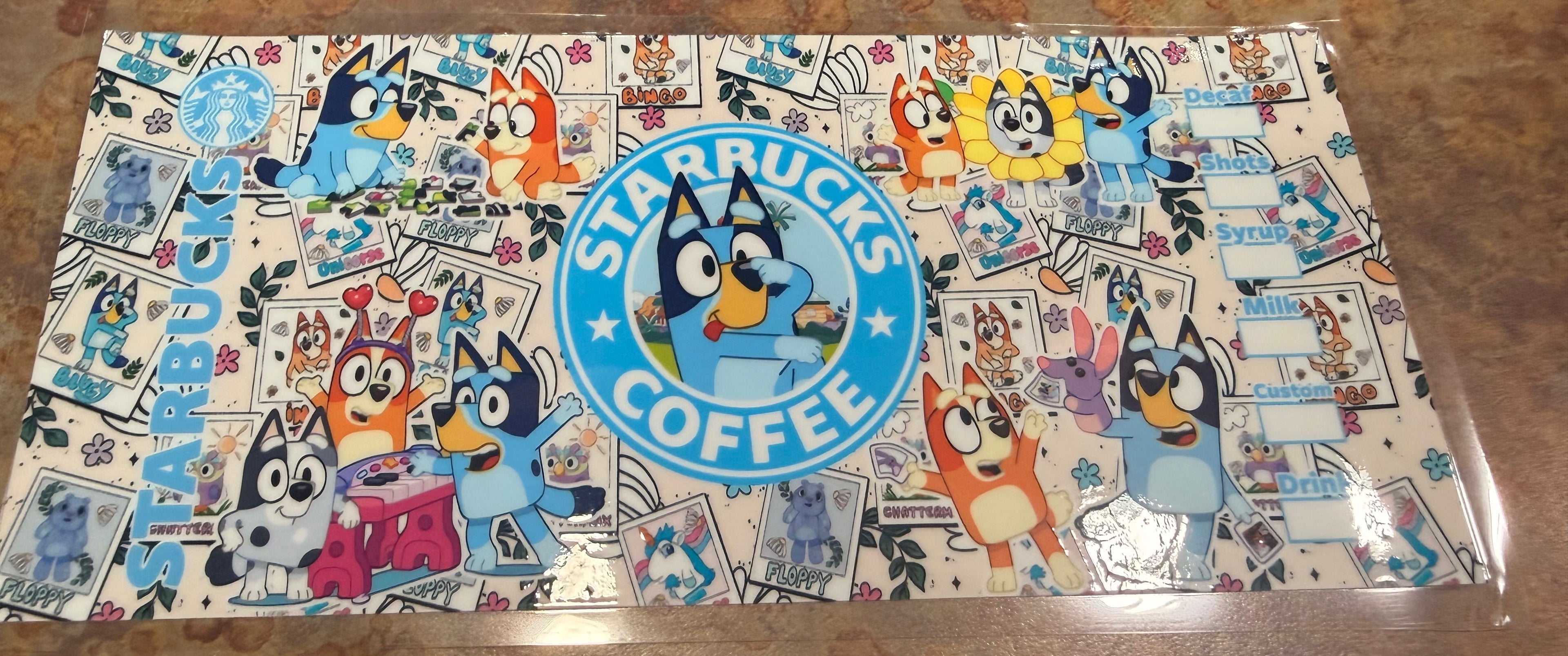 Starbucks x Bluey