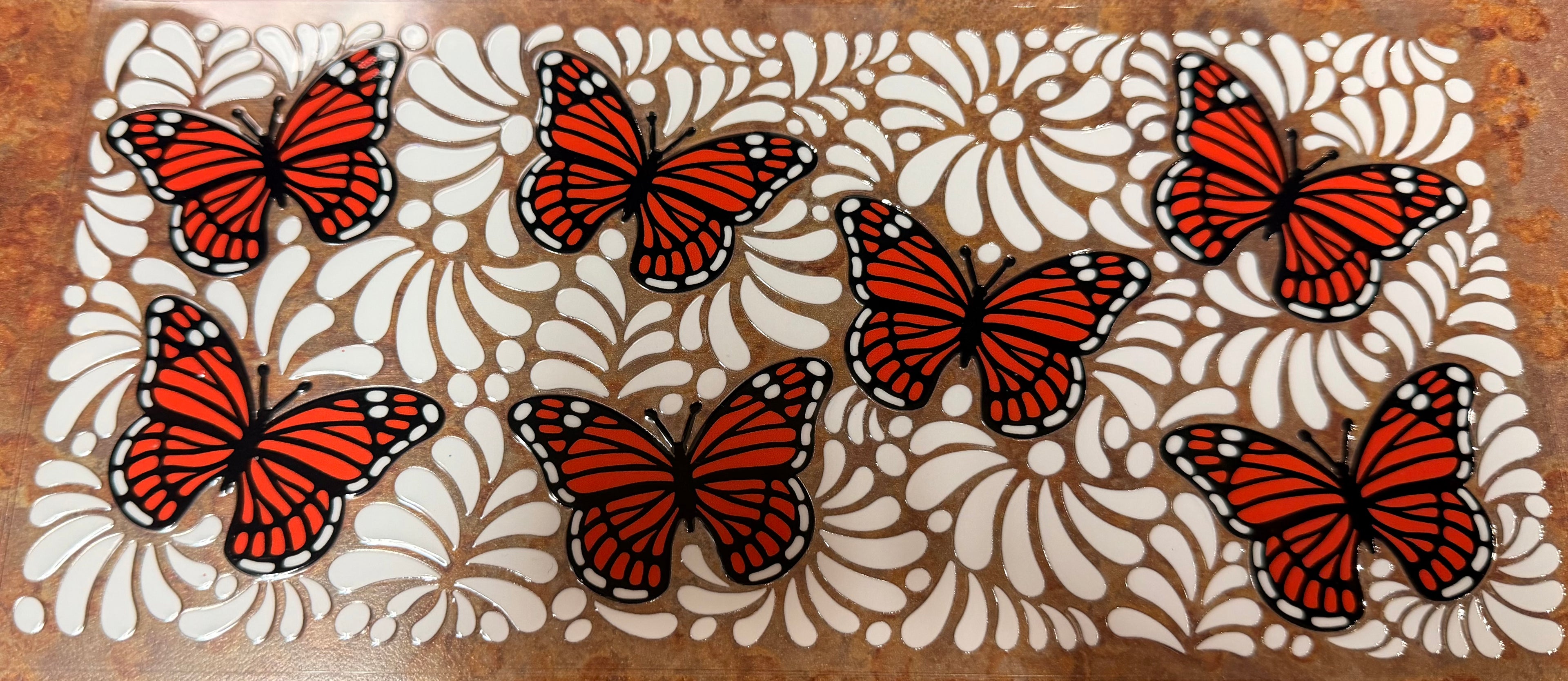 Orange butterflies