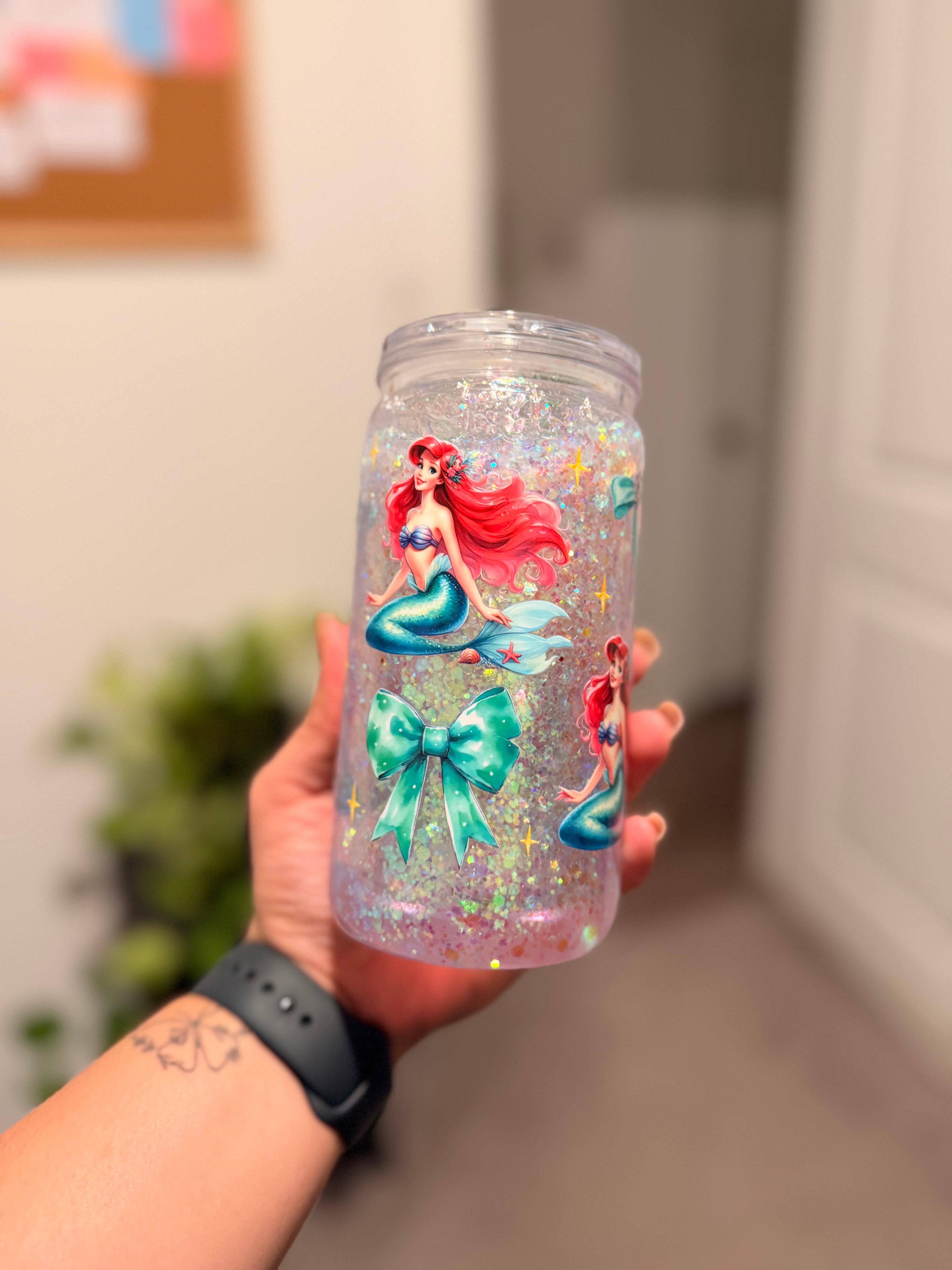 Ariel Snowglobe Tumbler