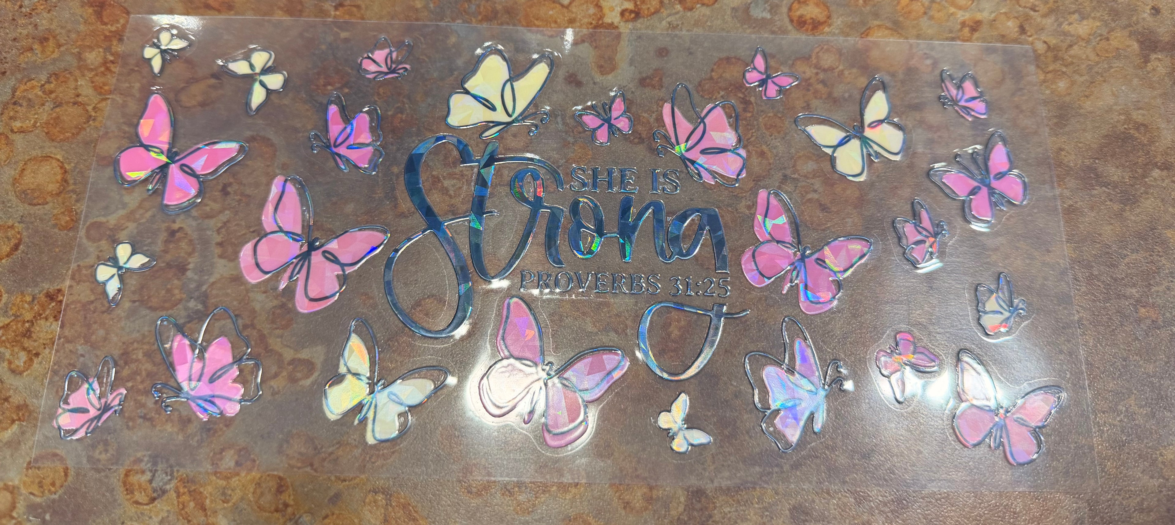 She so strong - holographic