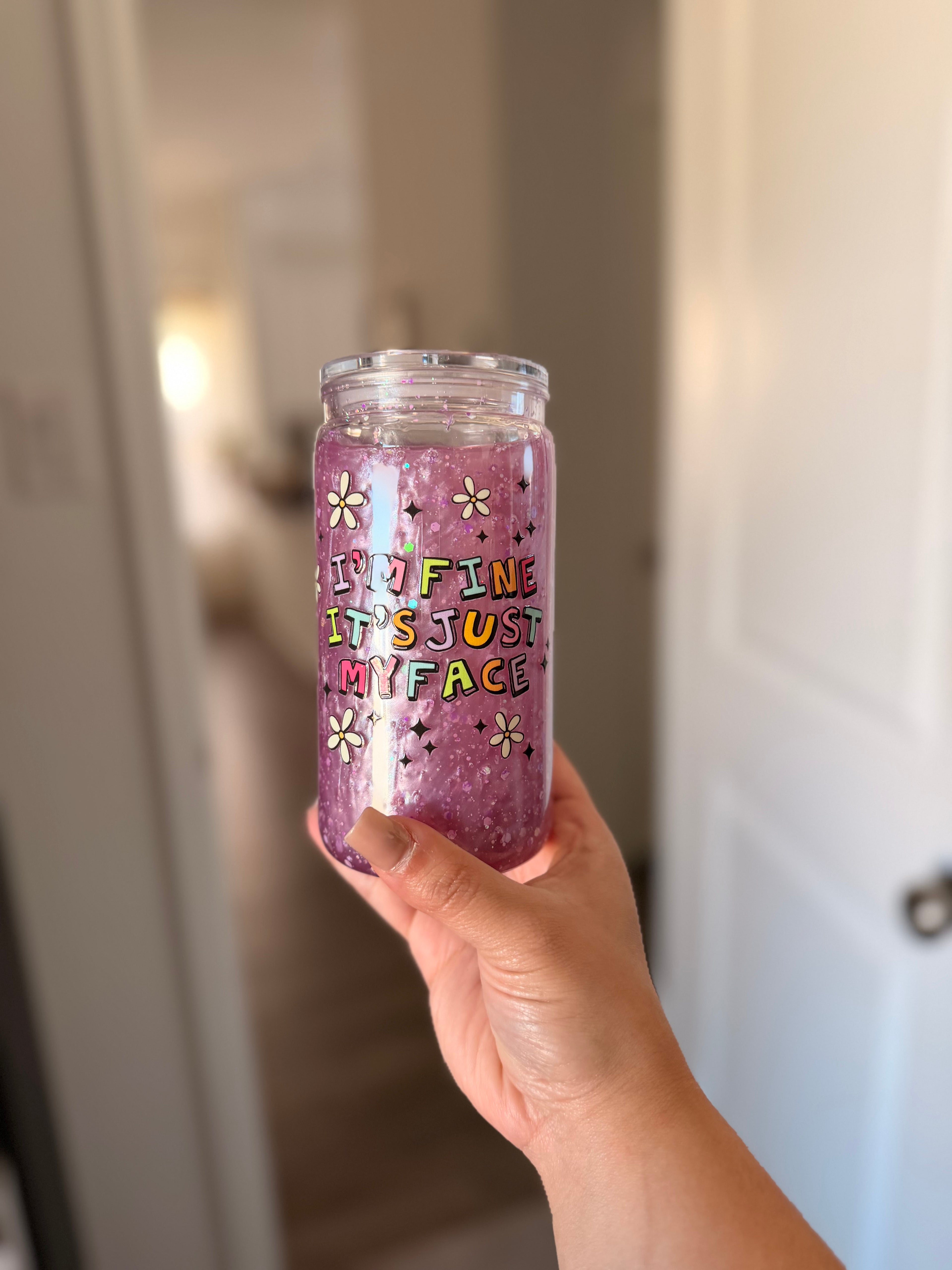 I’m fine. It’s just my face