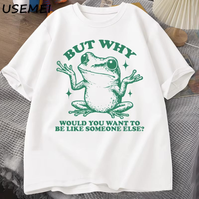 But why - black letters