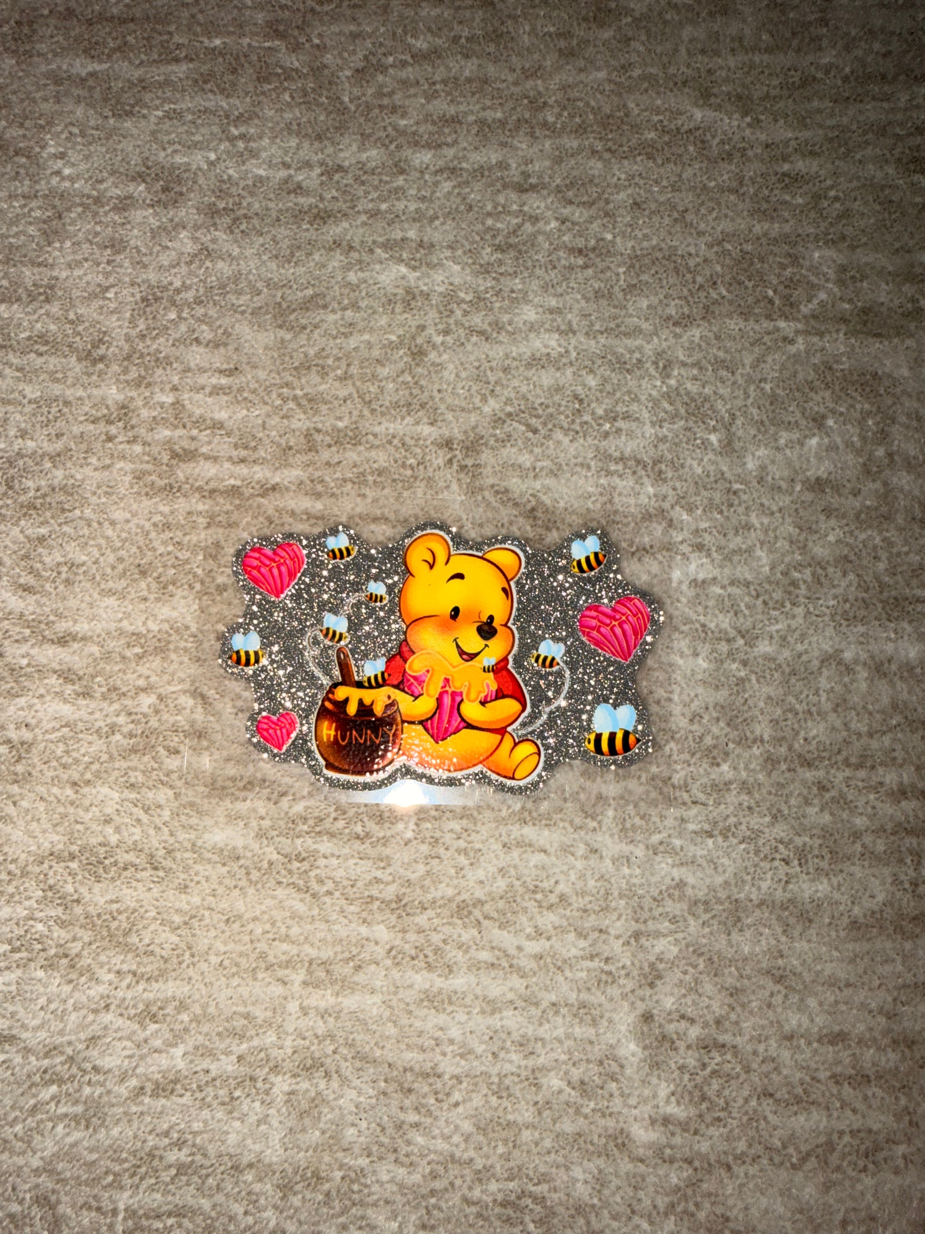 Winnie - glitter decal
