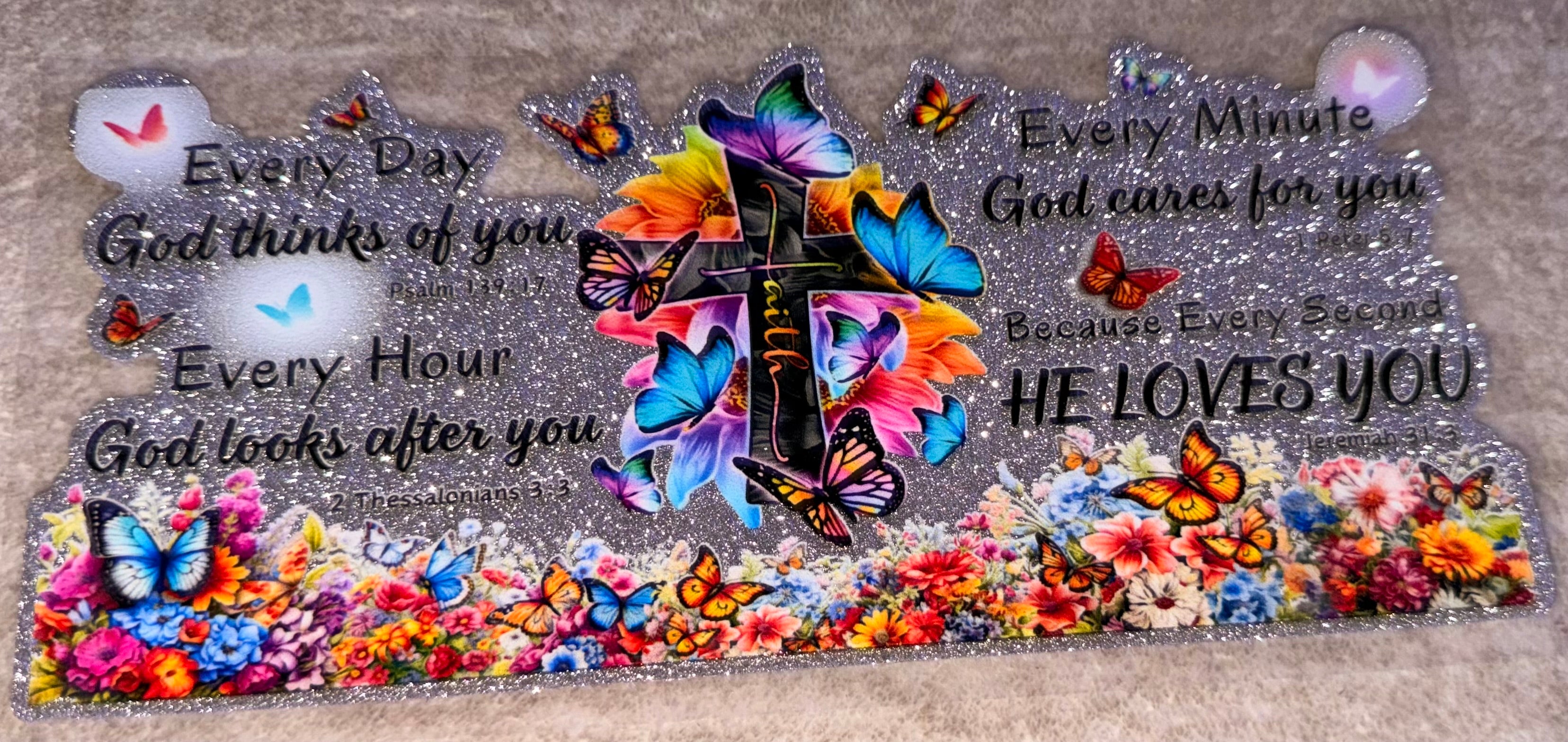 He loves you - Glitter Wrap