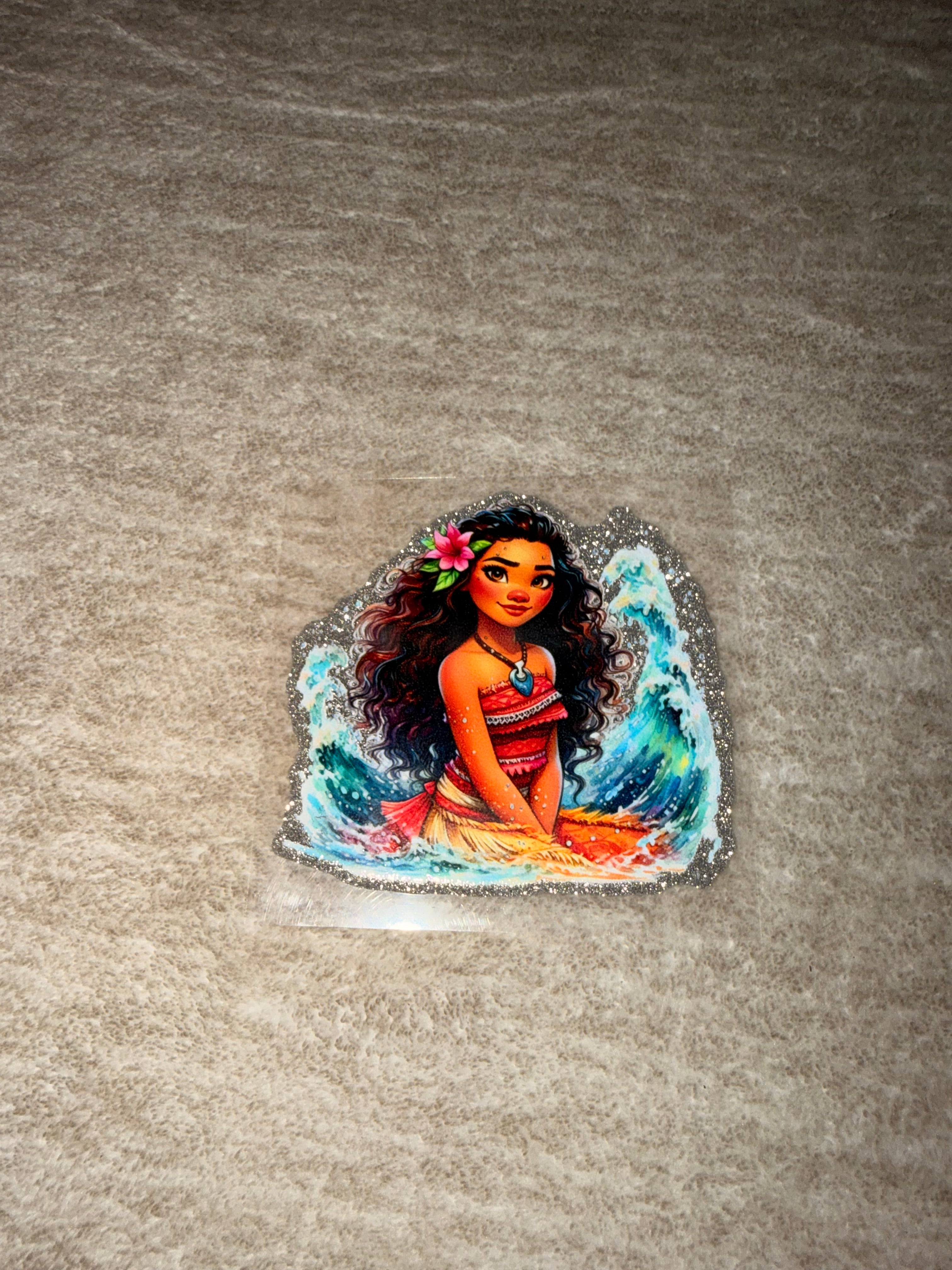 Moana - glitter decal
