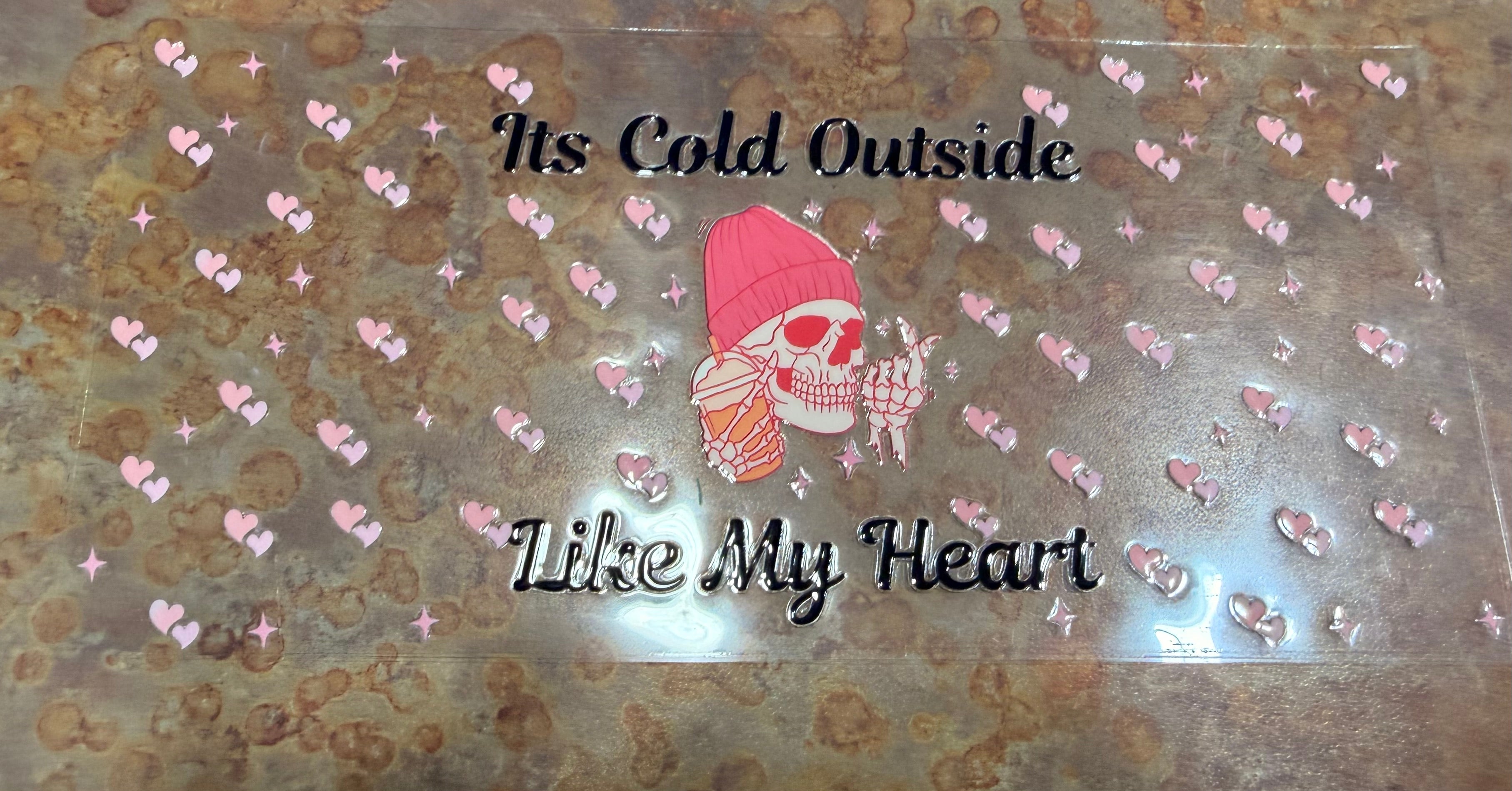 It’s cold outside like my heart