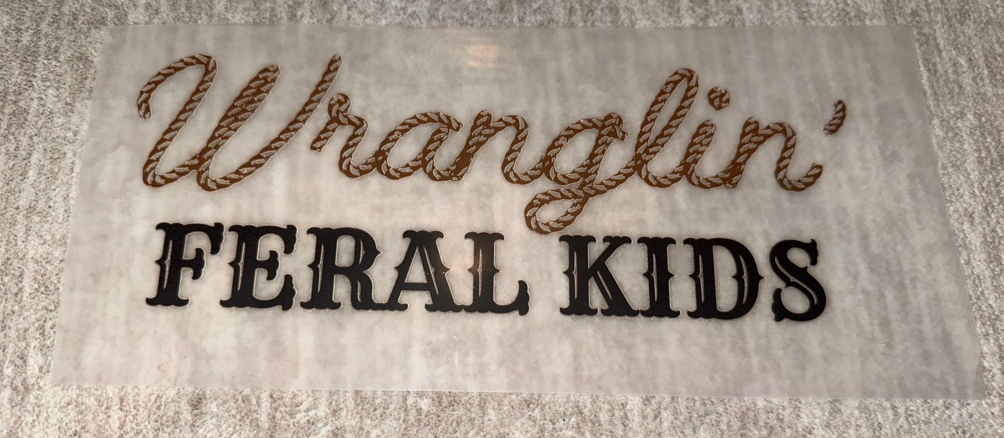 Wranglin’ feral kids