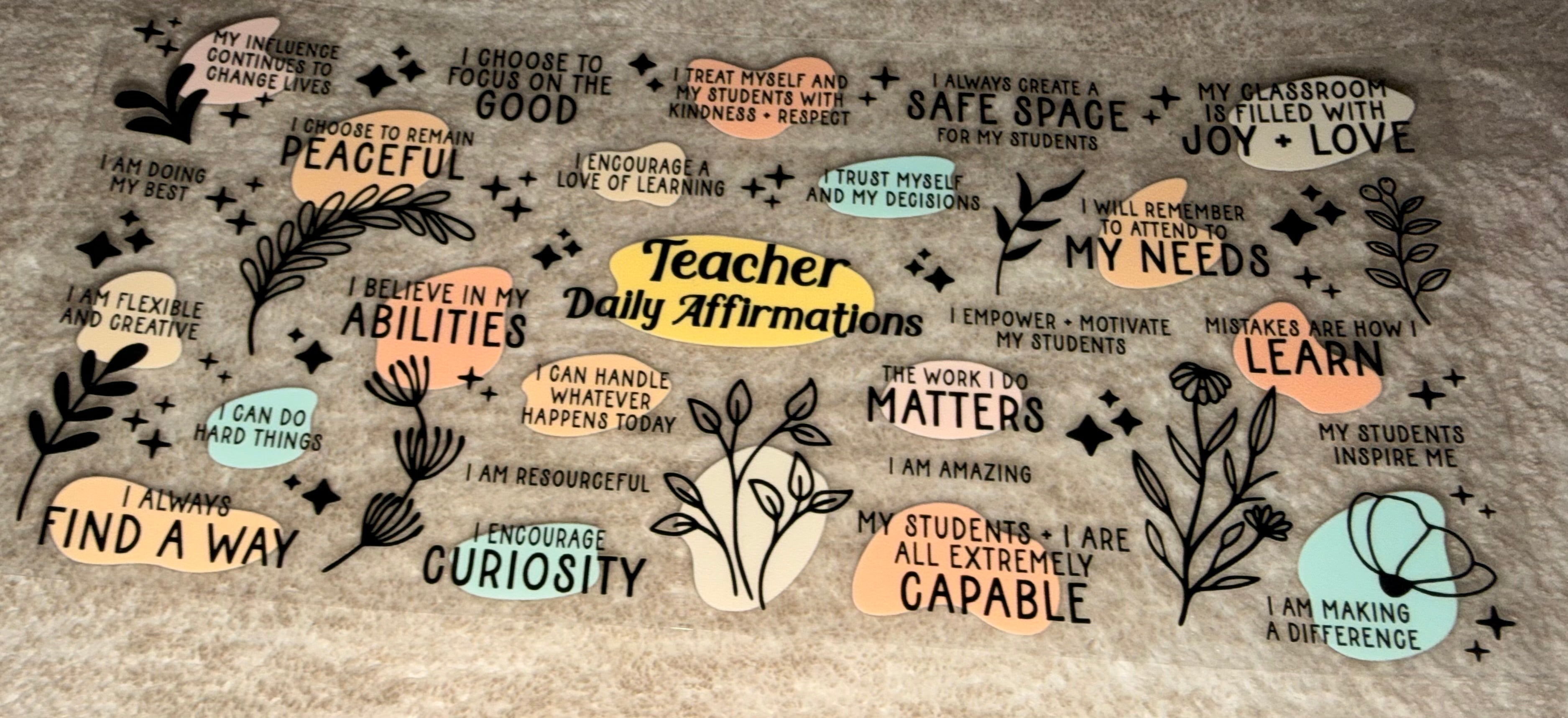 Teacher daily affirmations
