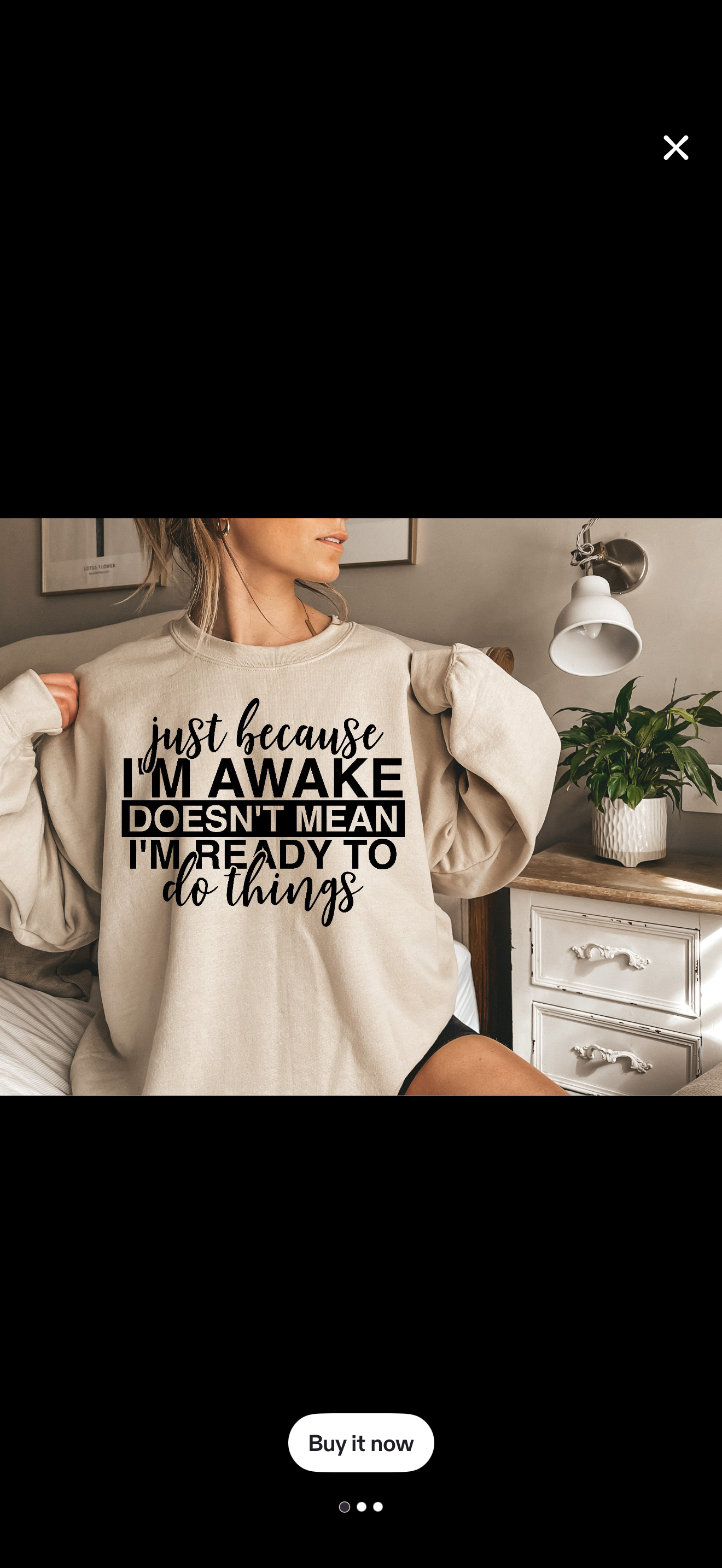 Just because I’m awake