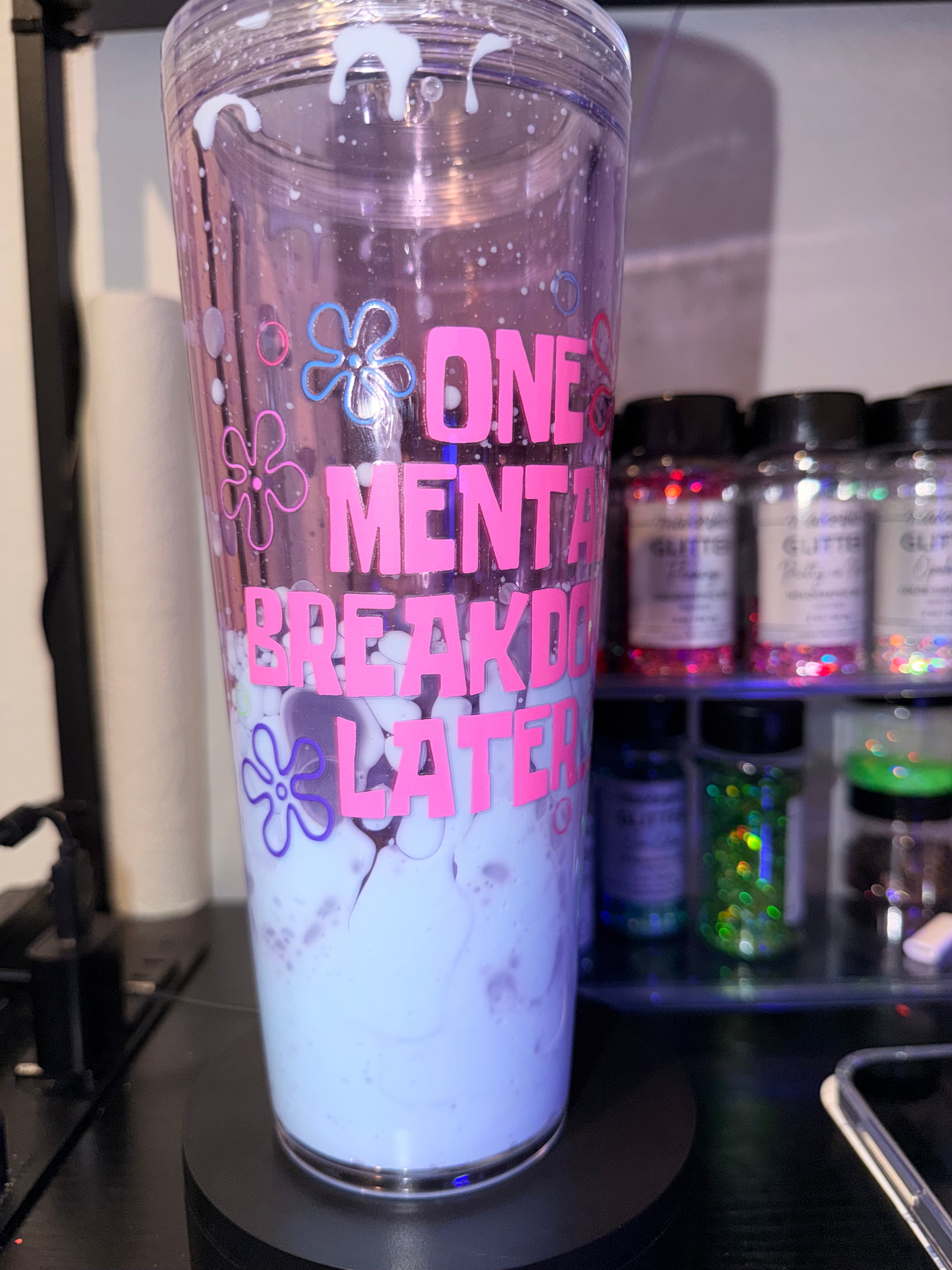 One mental breakdown later