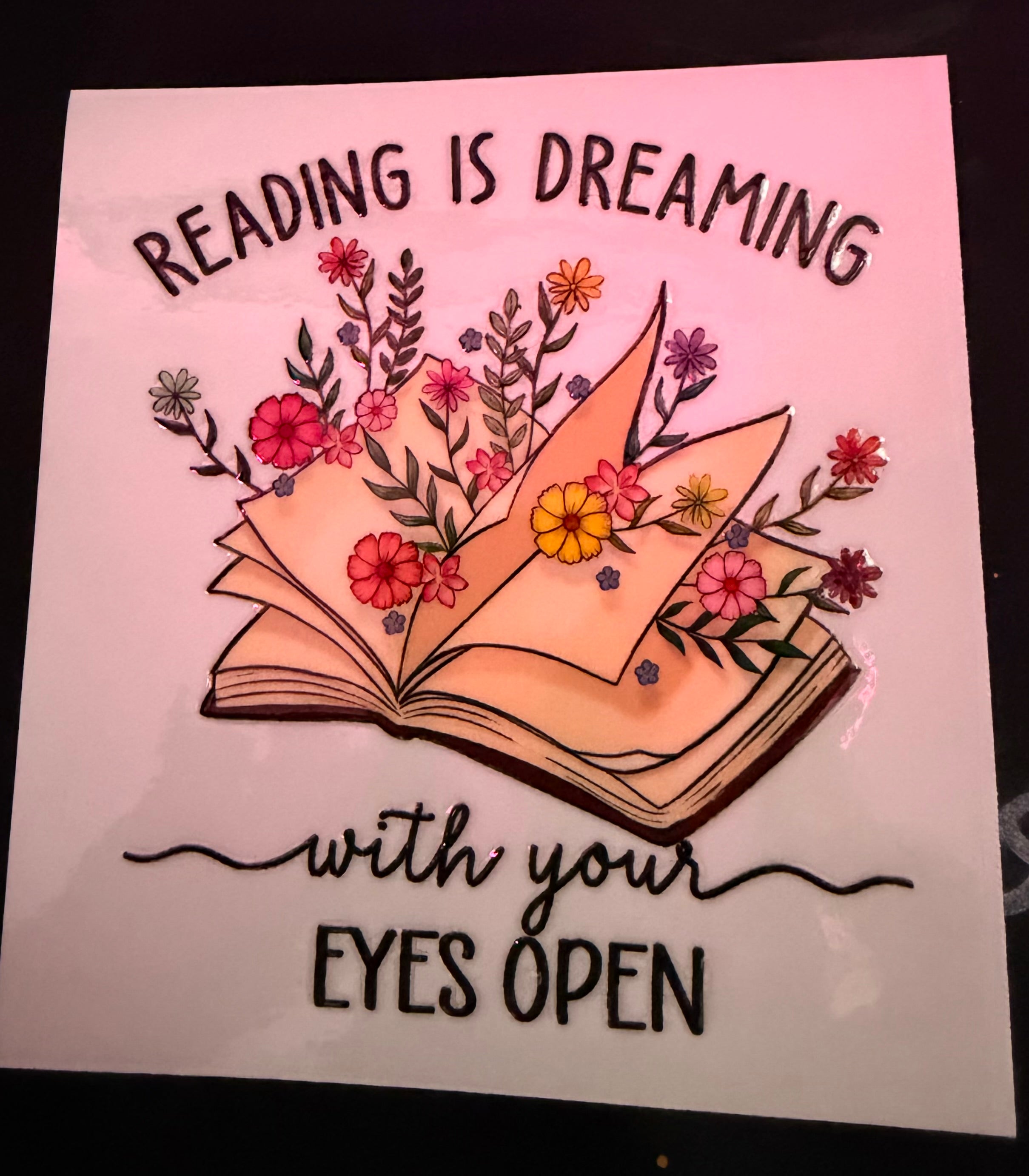 Reading is dreaming