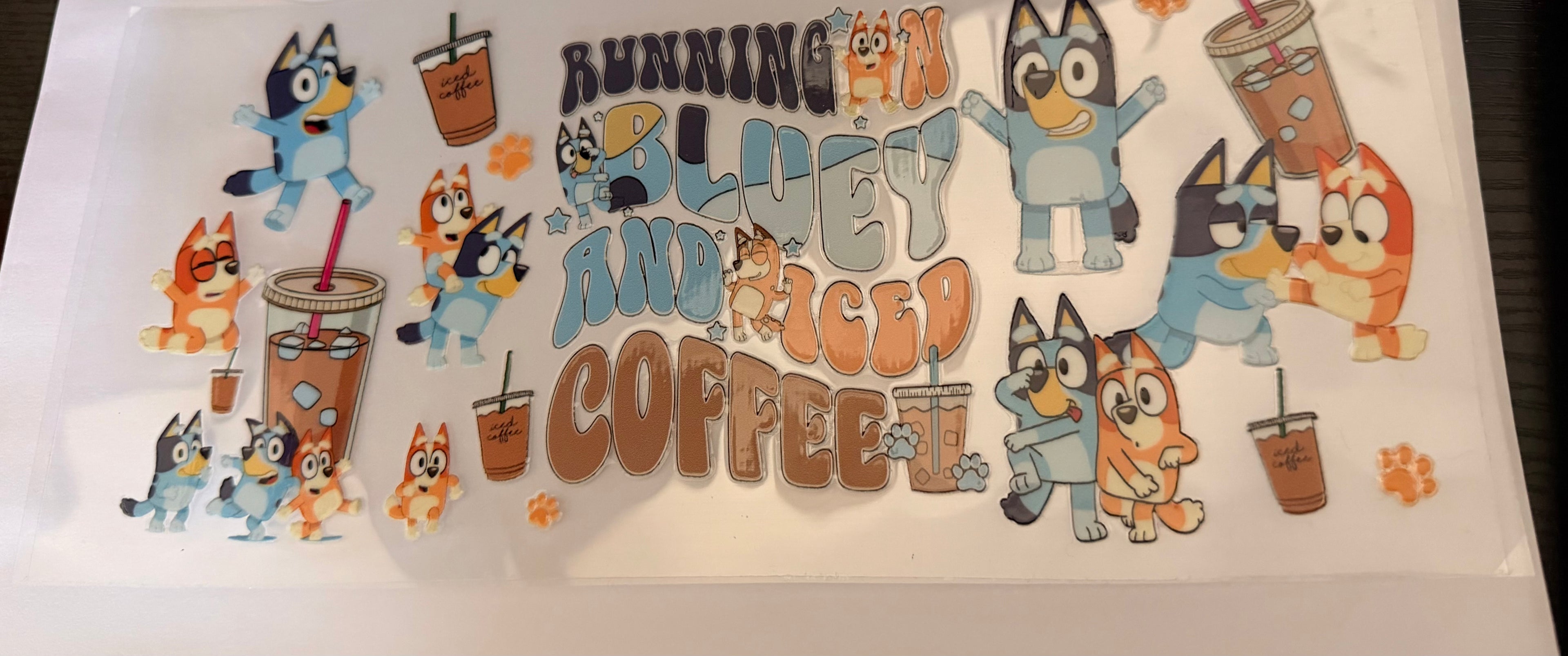 Running on Bluey and Iced Coffee