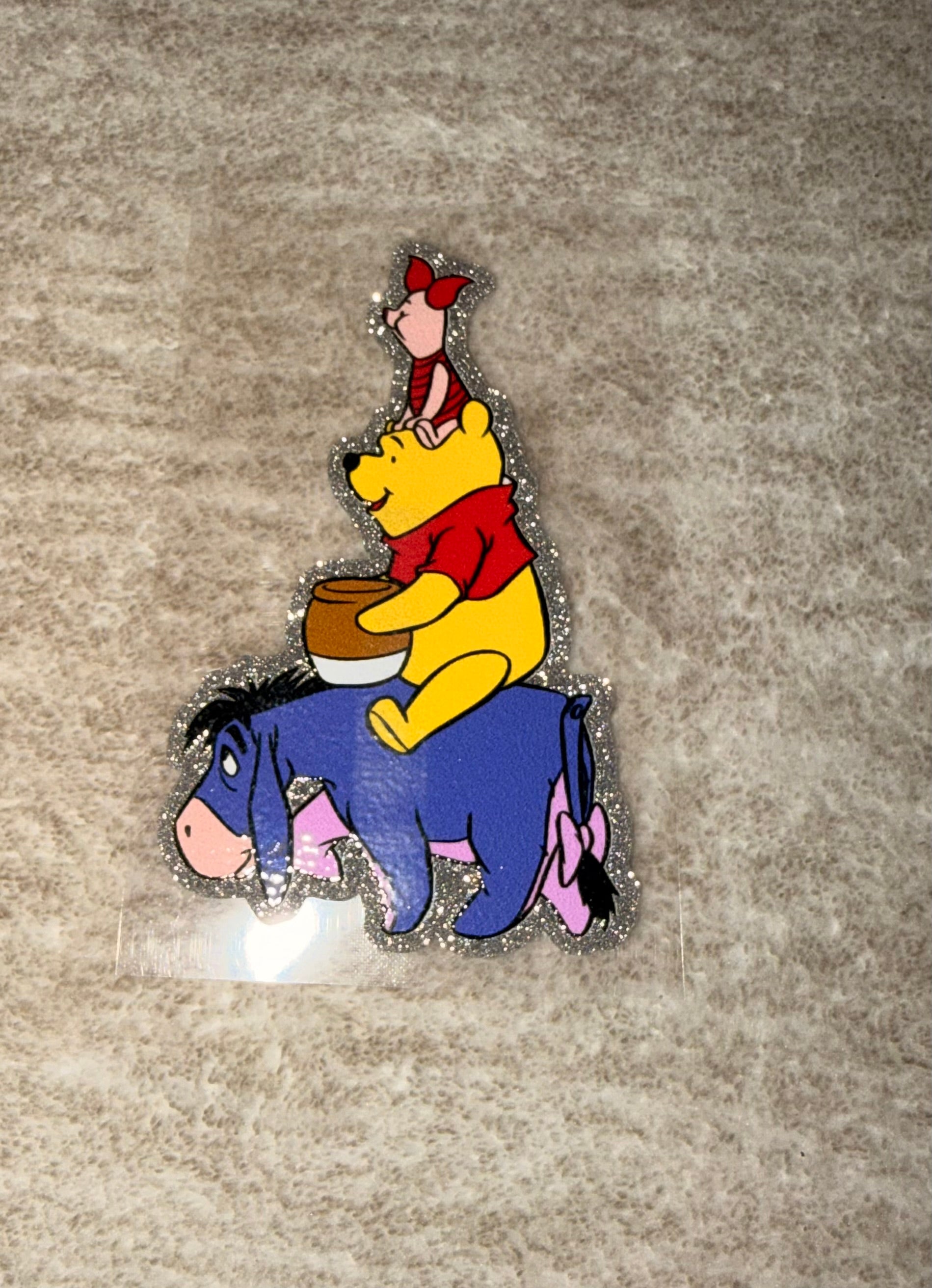 Winnie the Pooh - glitter decal