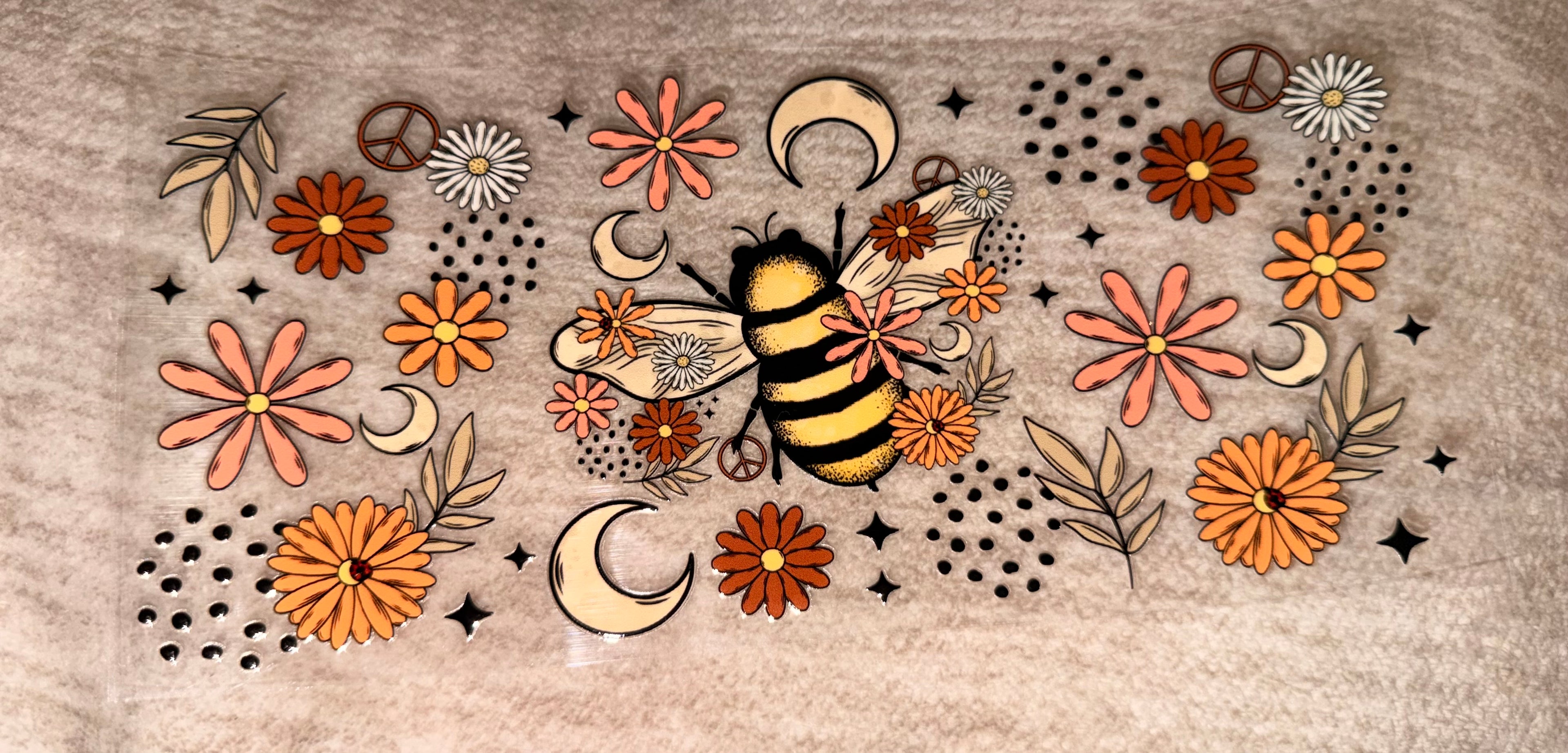 Bee and Flowers