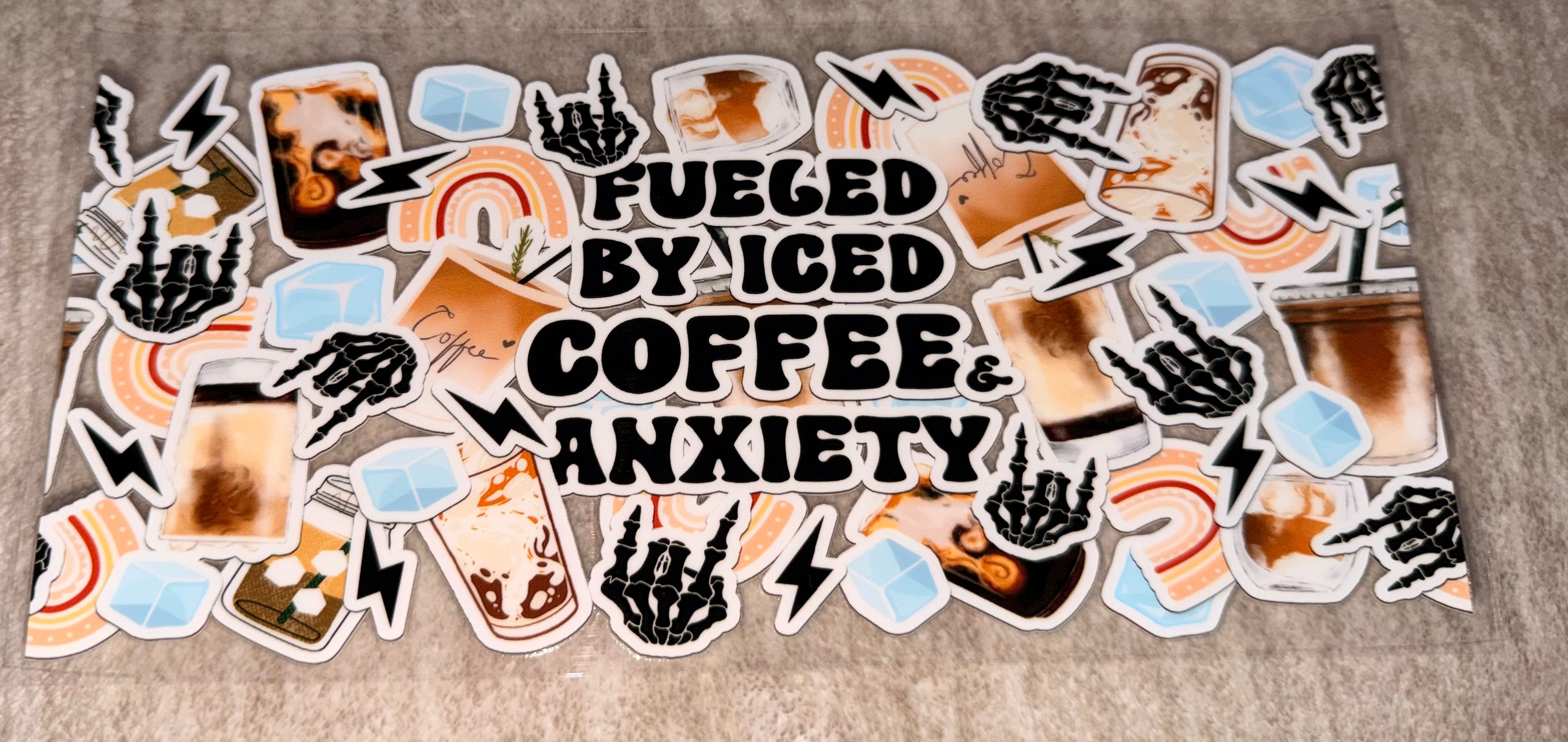 Iced coffee and anxiety
