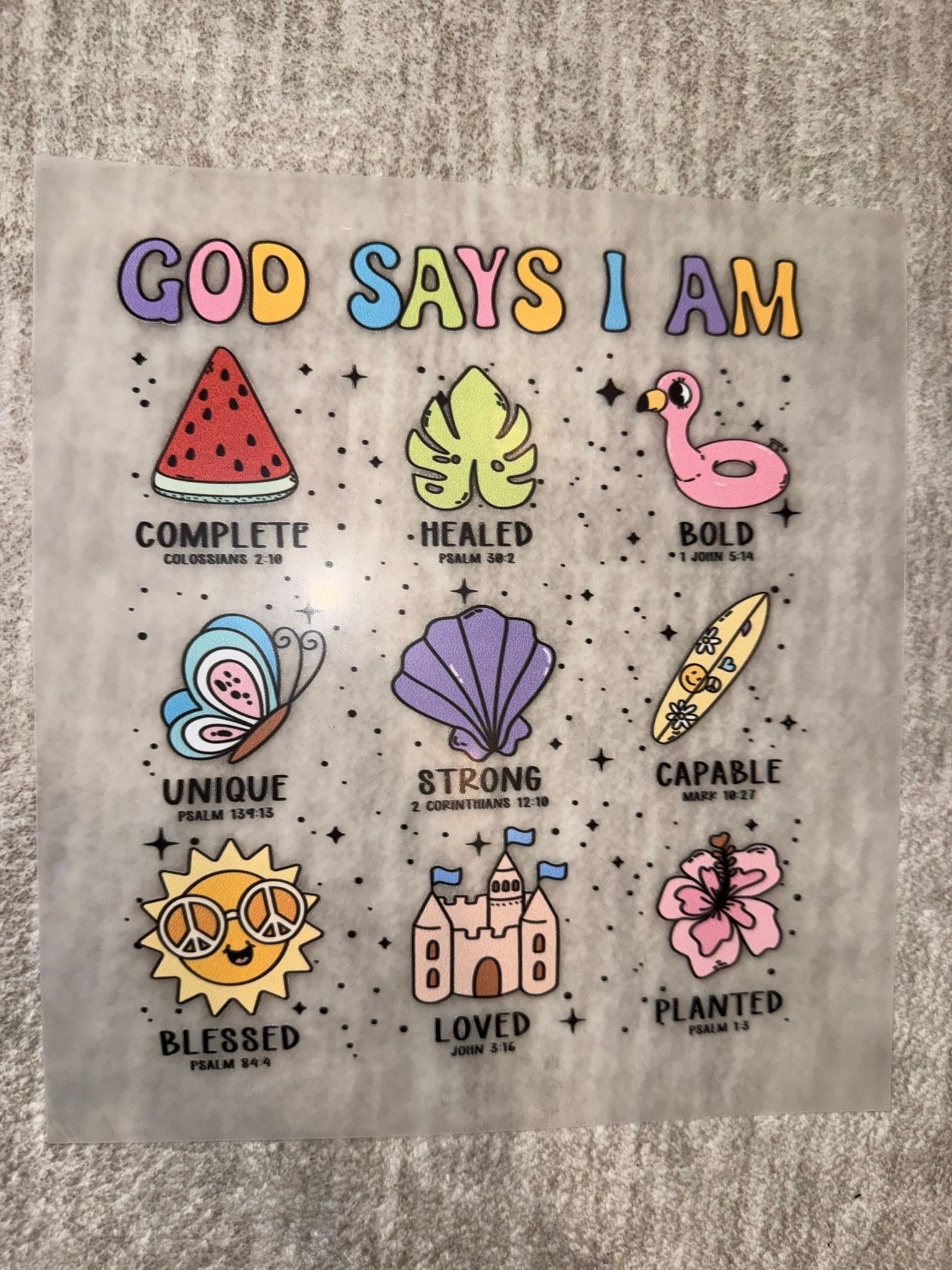 God says I am - Summer