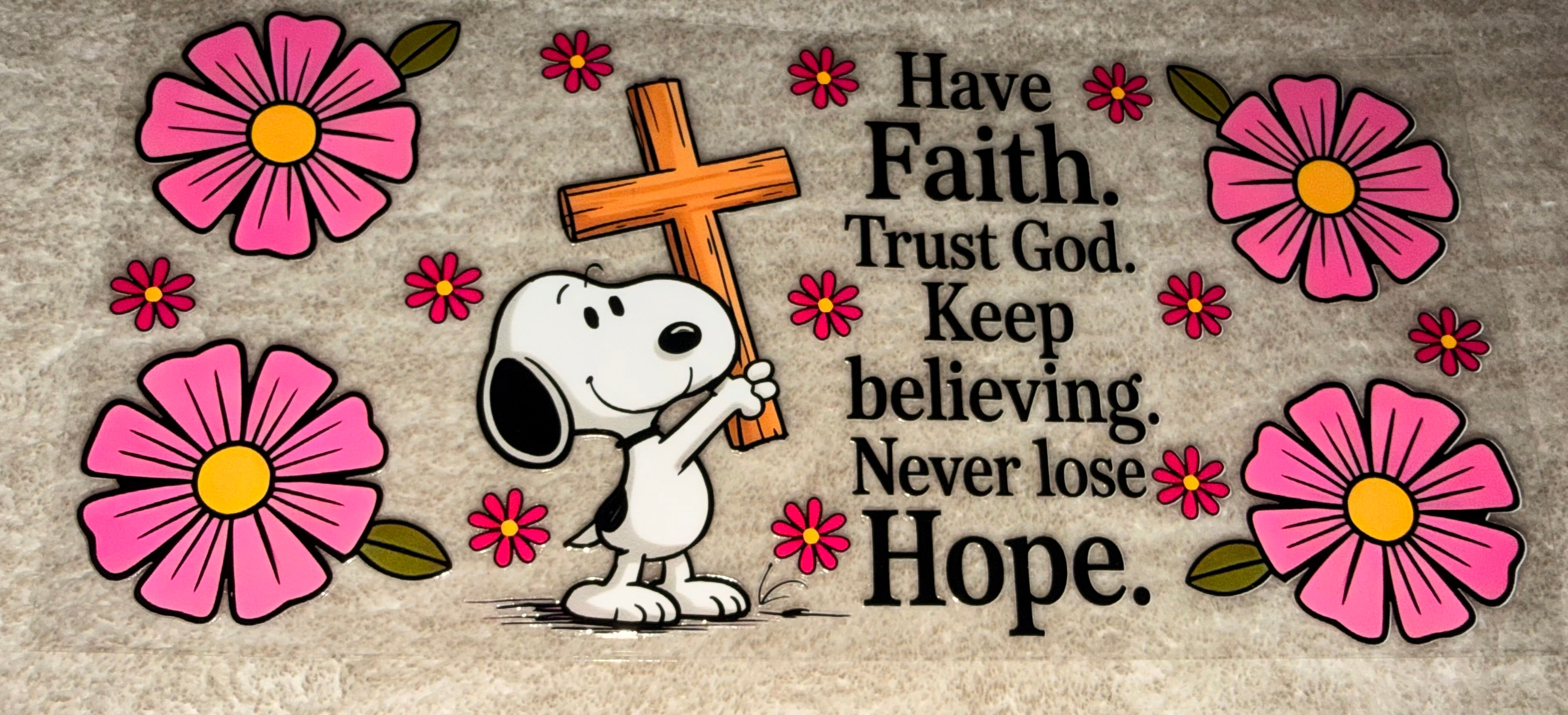 Have faith - snoopy