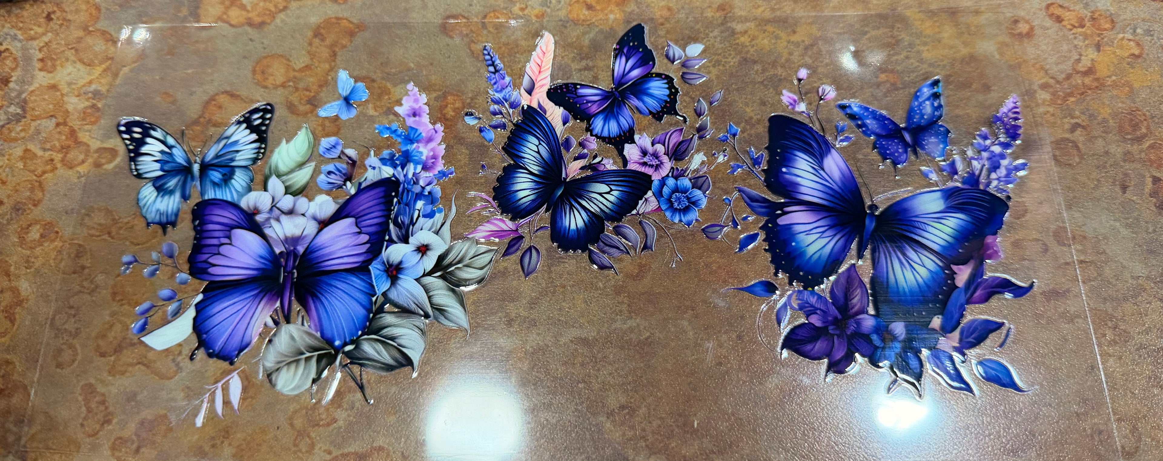 Purple butterflies