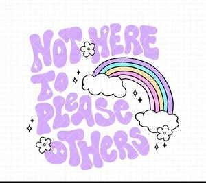 Not here to - black