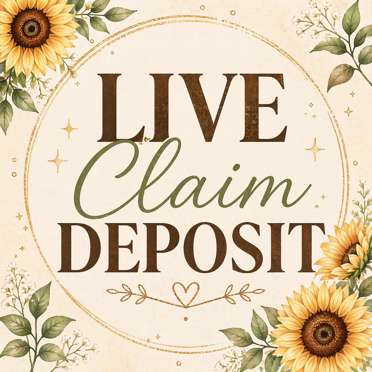 Live claim deposit